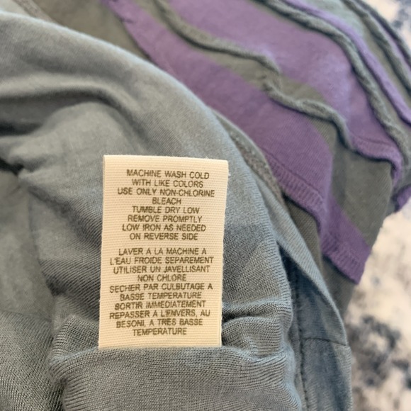 Free‎ People Women's Bodycon Sleeveless Lined Mini Dress Grey Purple Size XS - Picture 5 of 6